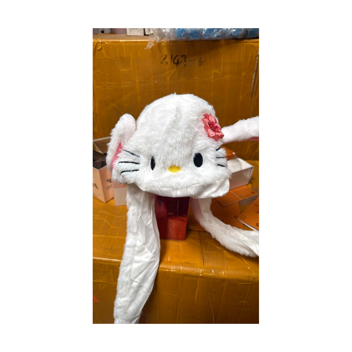Bow Kitty Flop Hat