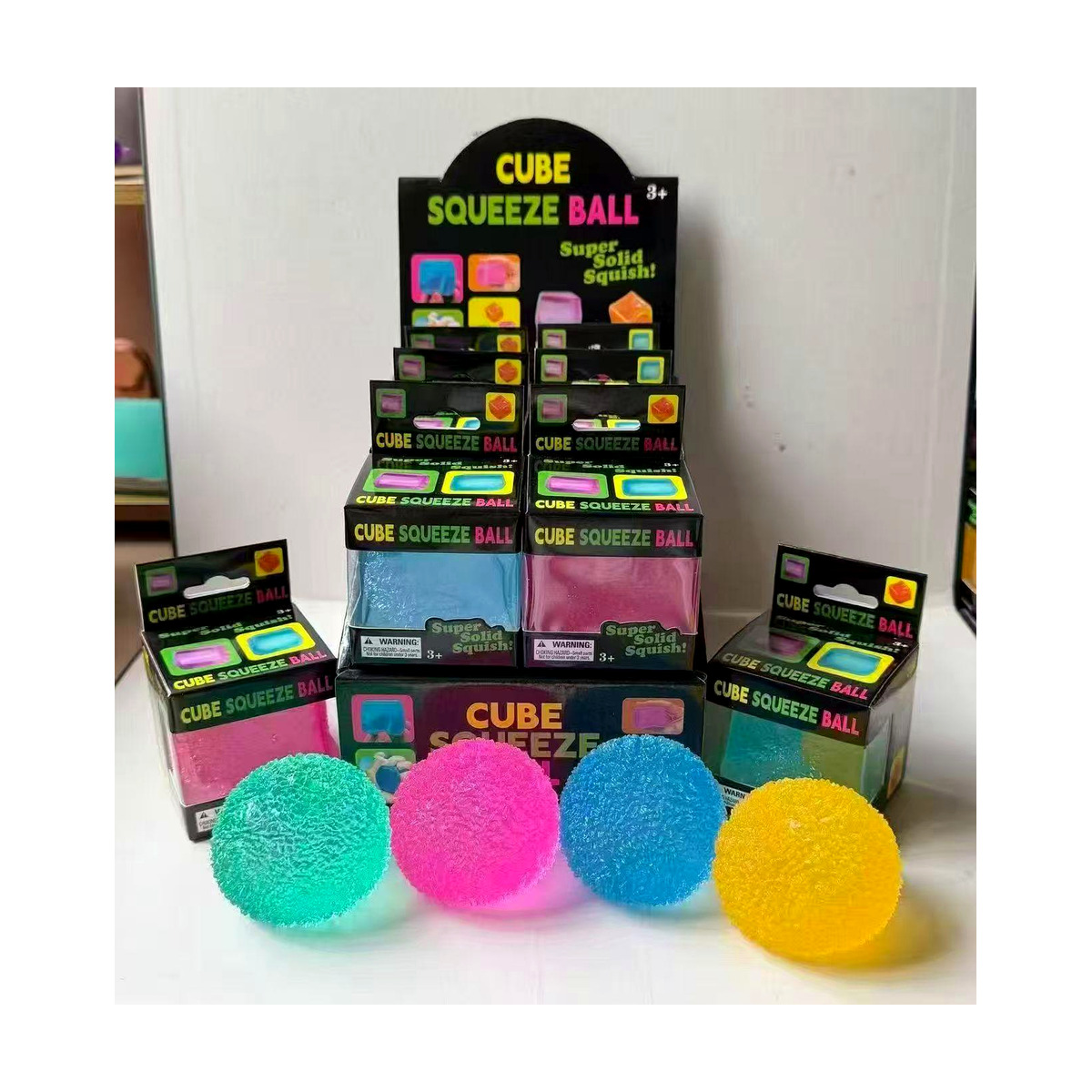 Cube Squeeze Balls