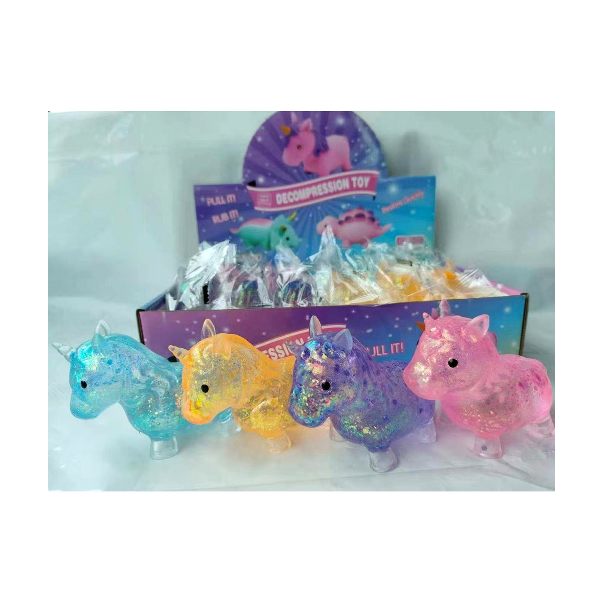Glitter Unicorn Trio