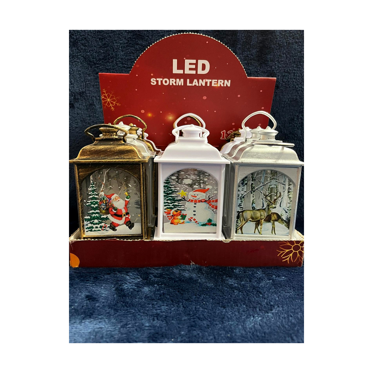 LED Snow Globe Lanterns