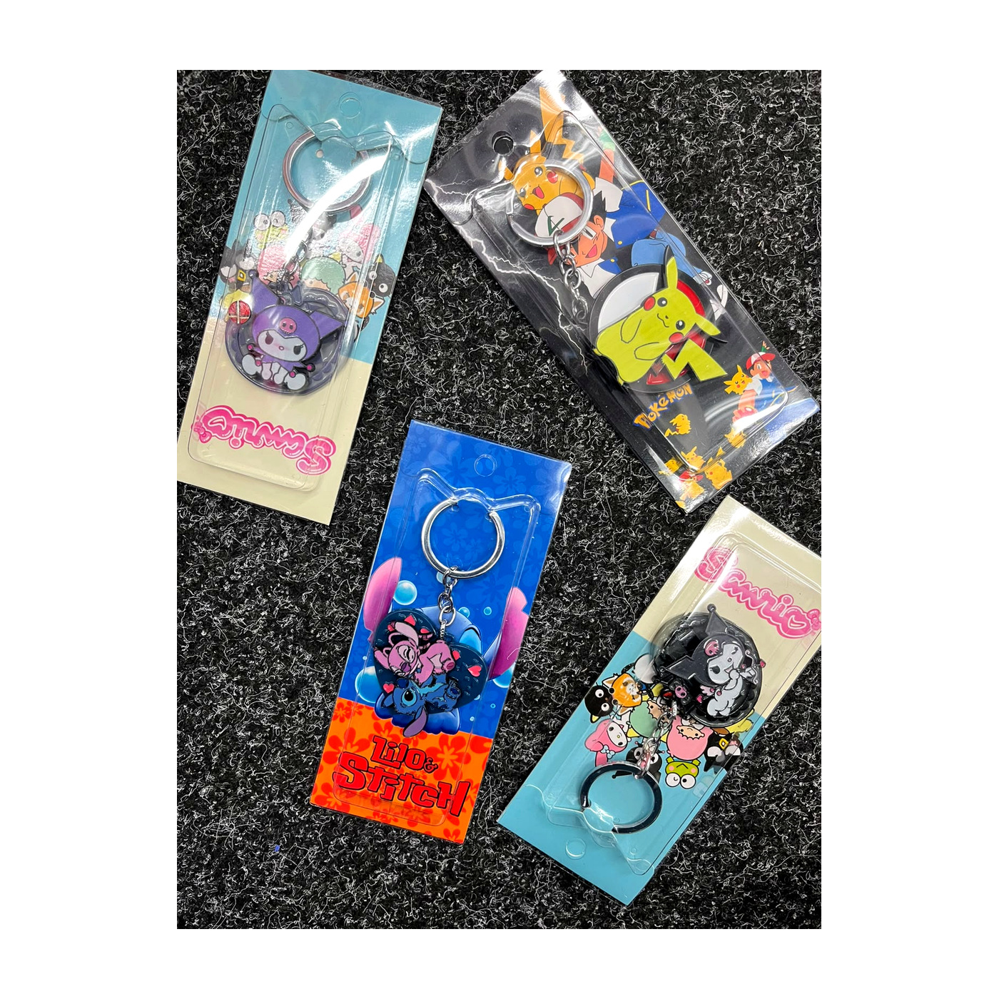 Metal Charm Keyring 02
