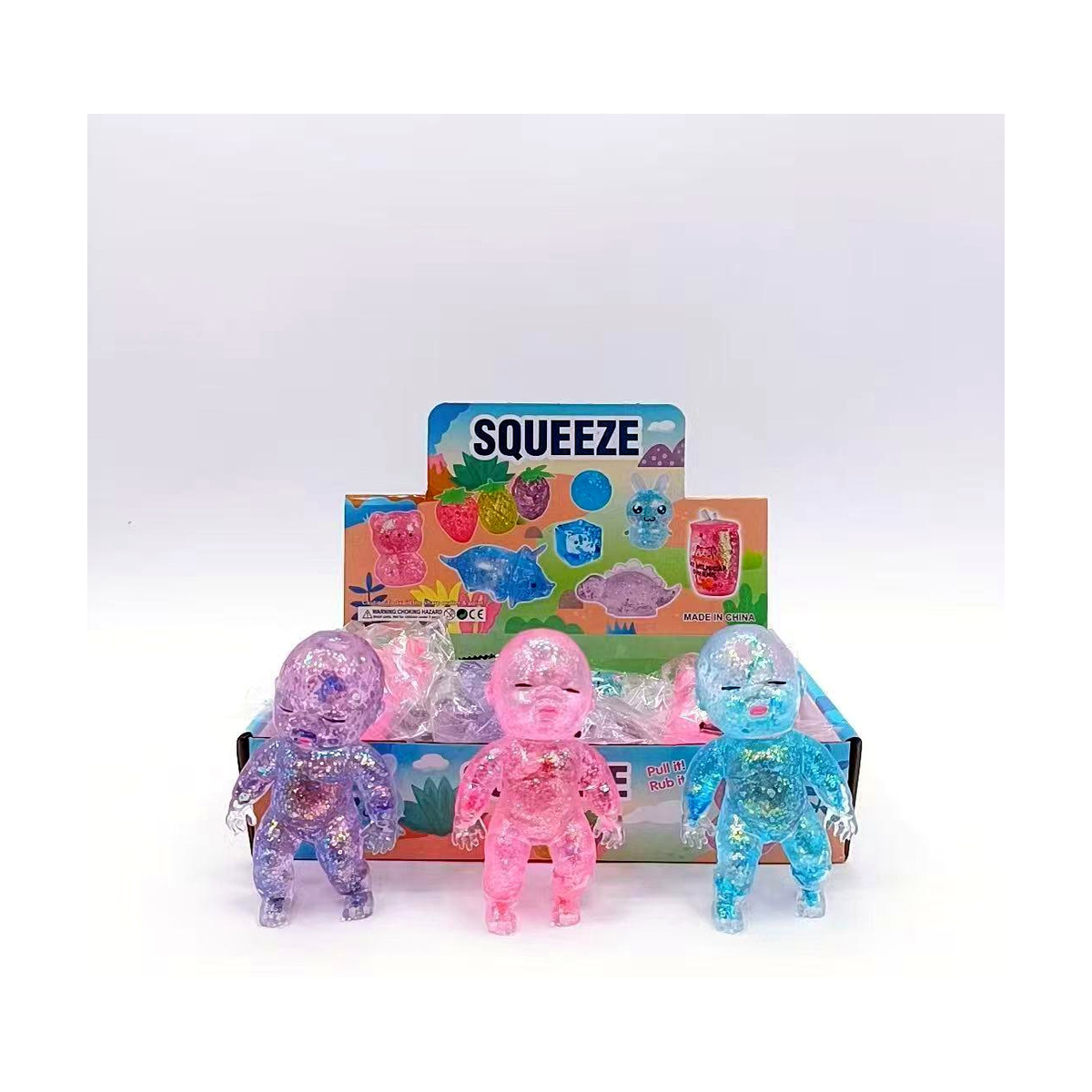 Mini Glitter Dinos