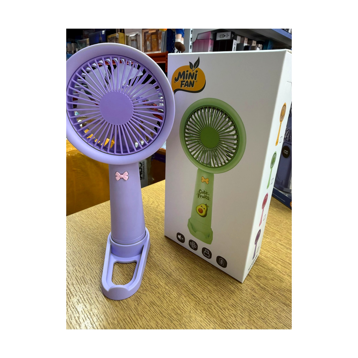 Mint Handle Fan