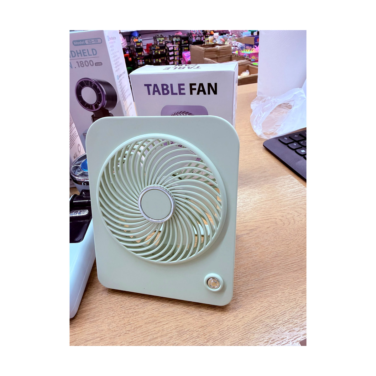 Mint Table Fan