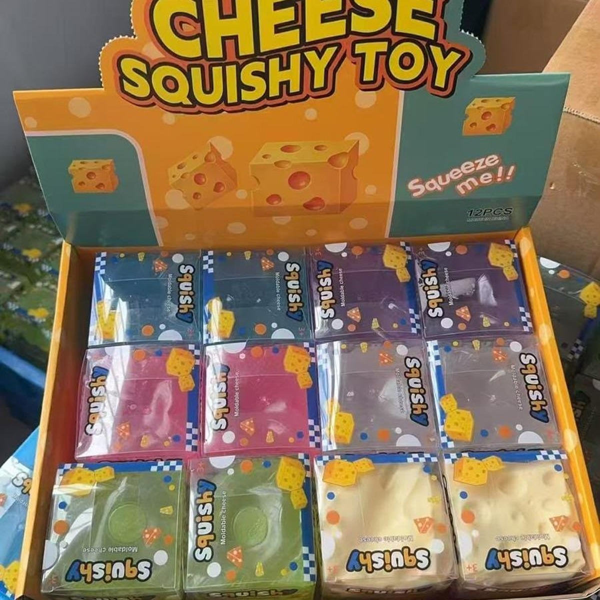 Moldable Cheese Squishy Packet