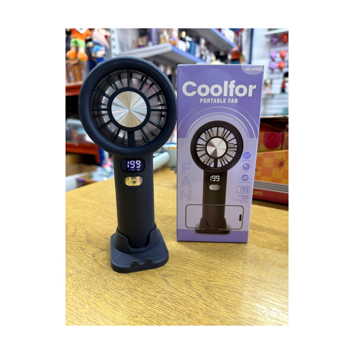 Navy Pocket Fan