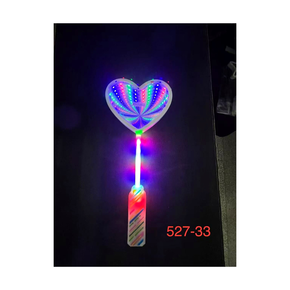 Neon Heart Wand