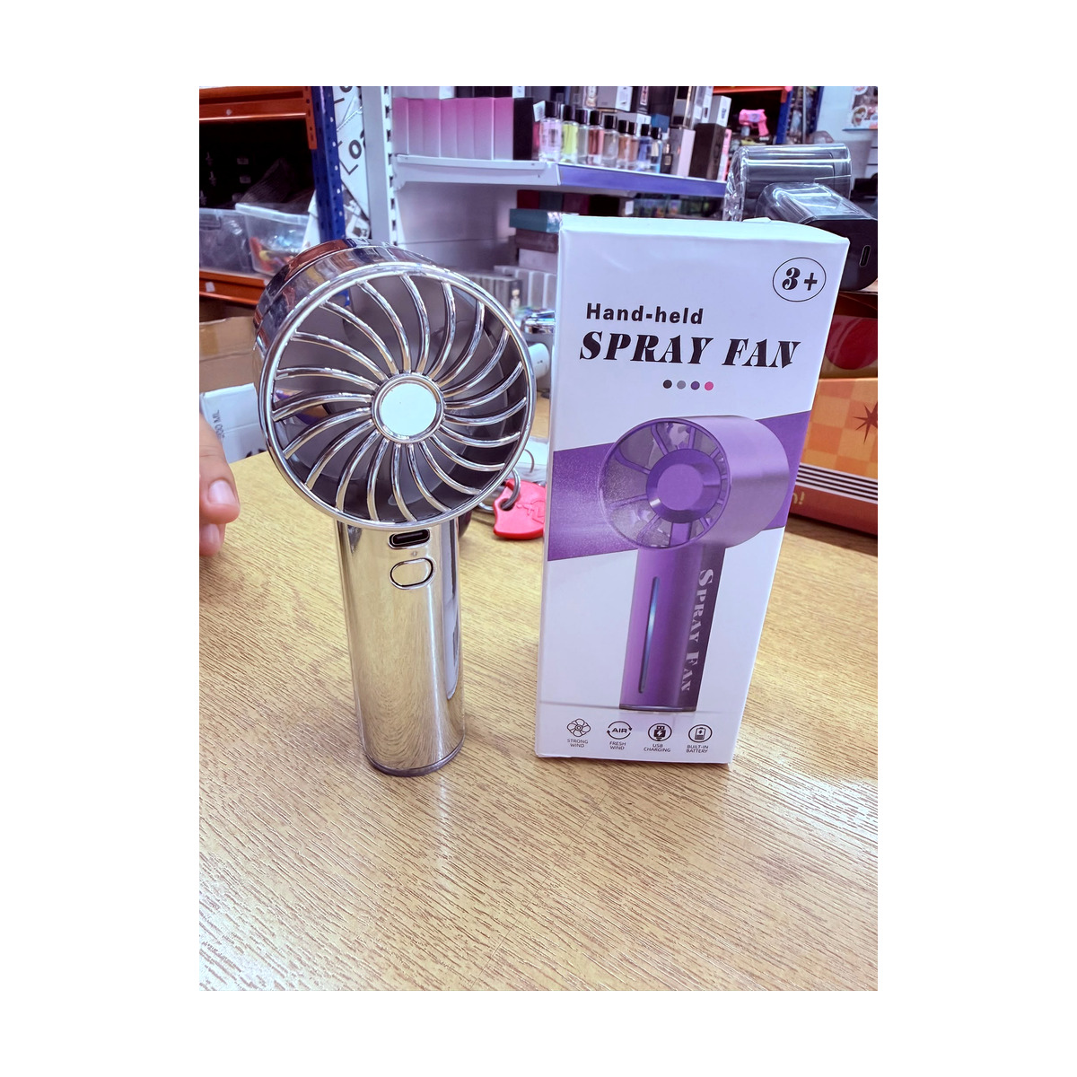 Purple Spray Fan
