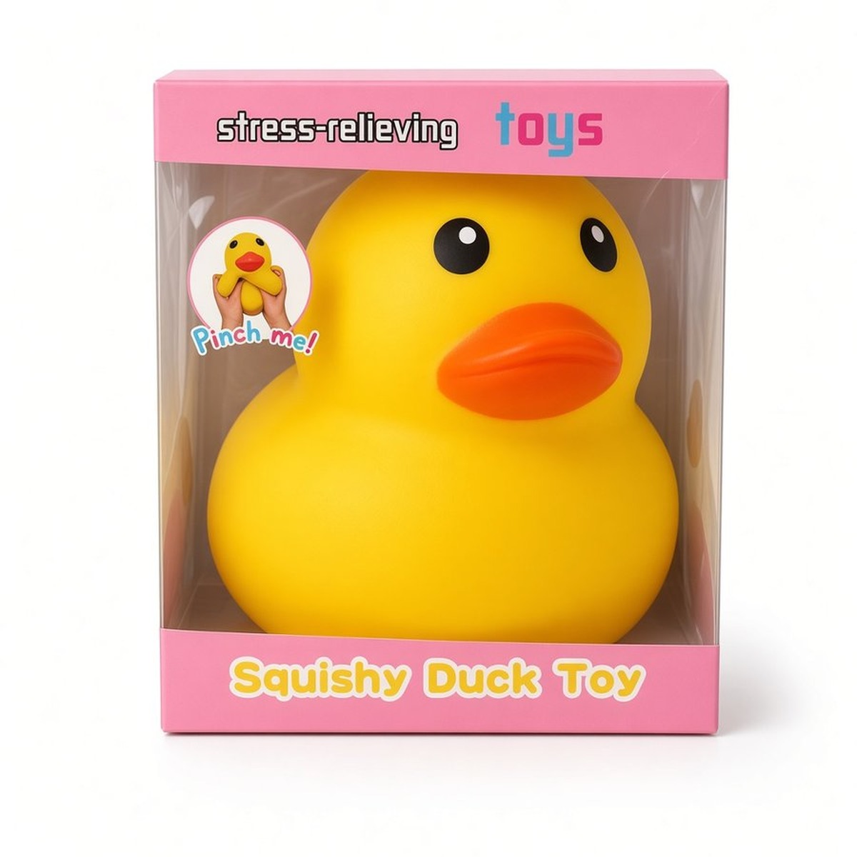 Large Duck PET Box Squishy