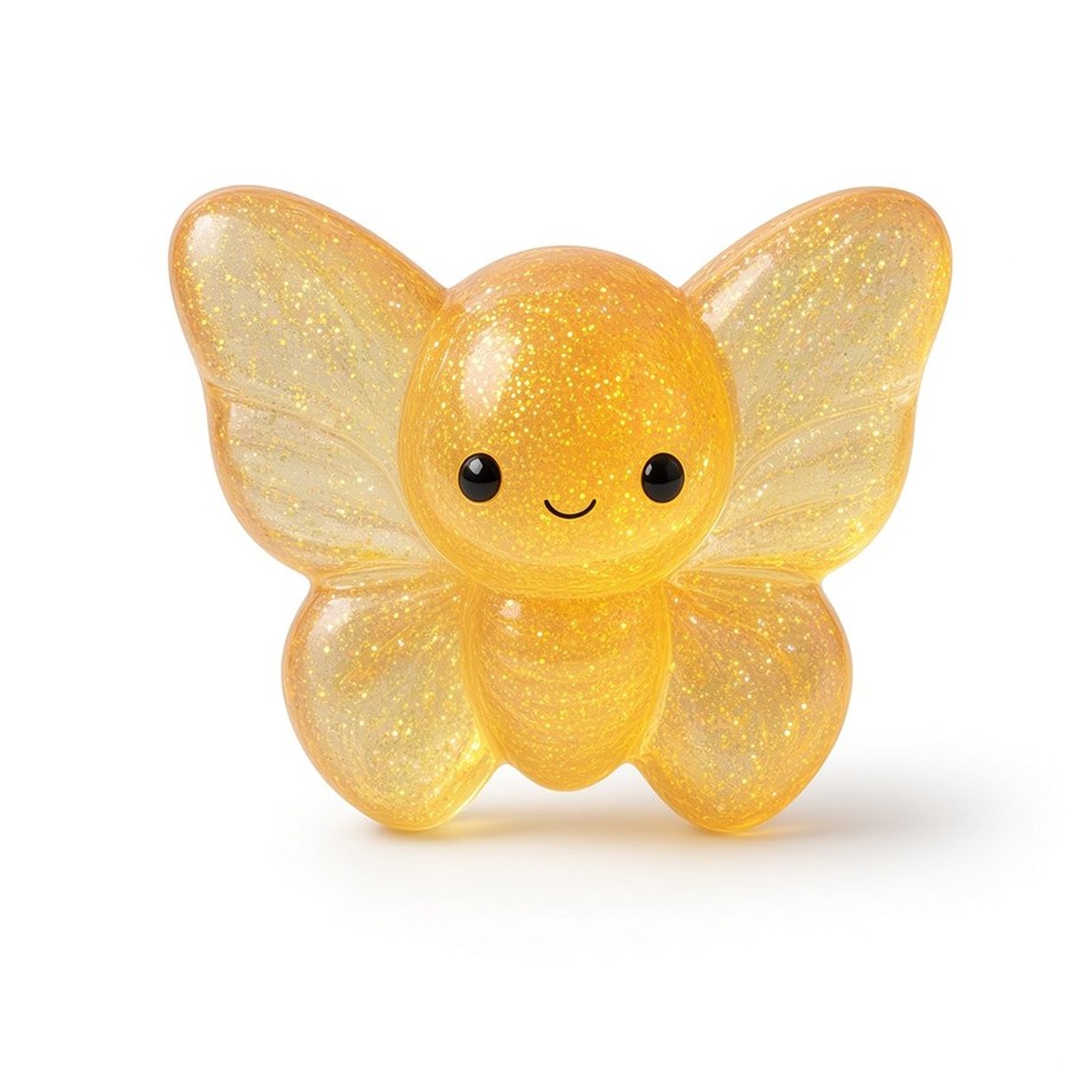 Gold Powder Butterfly Squishy