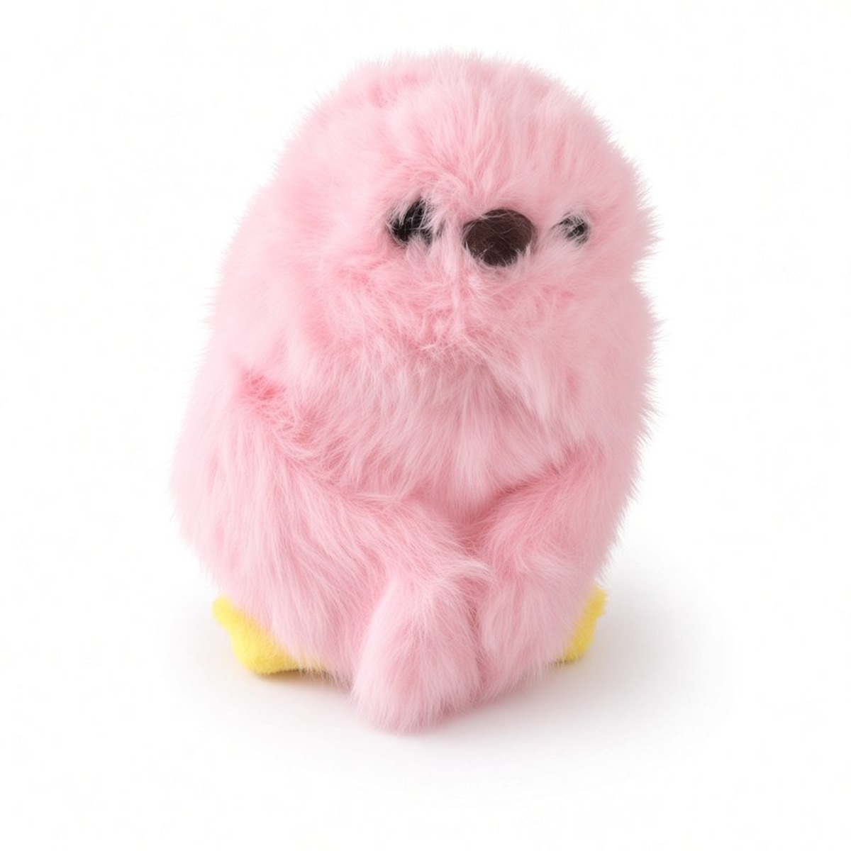 Turning-Head Pink Owl Plush