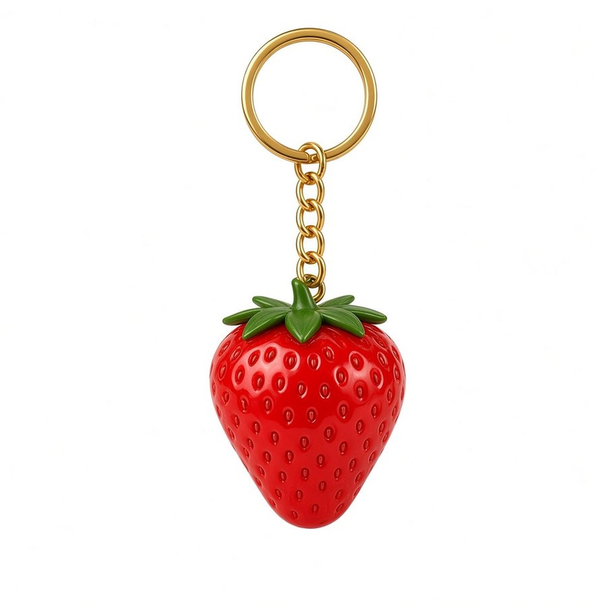 Strawberry Novelty Keyring