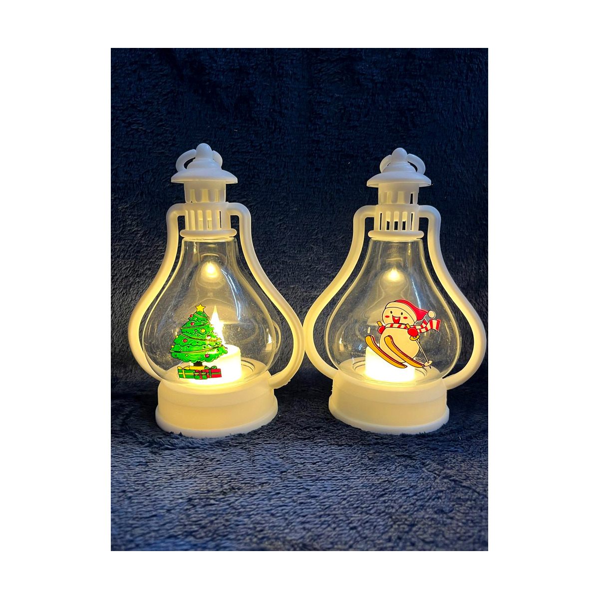 Snow Scene Lanterns