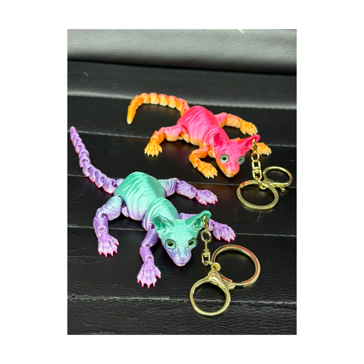 Sphynx Keyring Duo