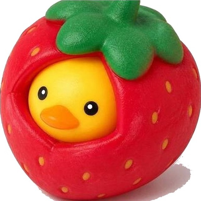 Strawberry Duck Squeeze