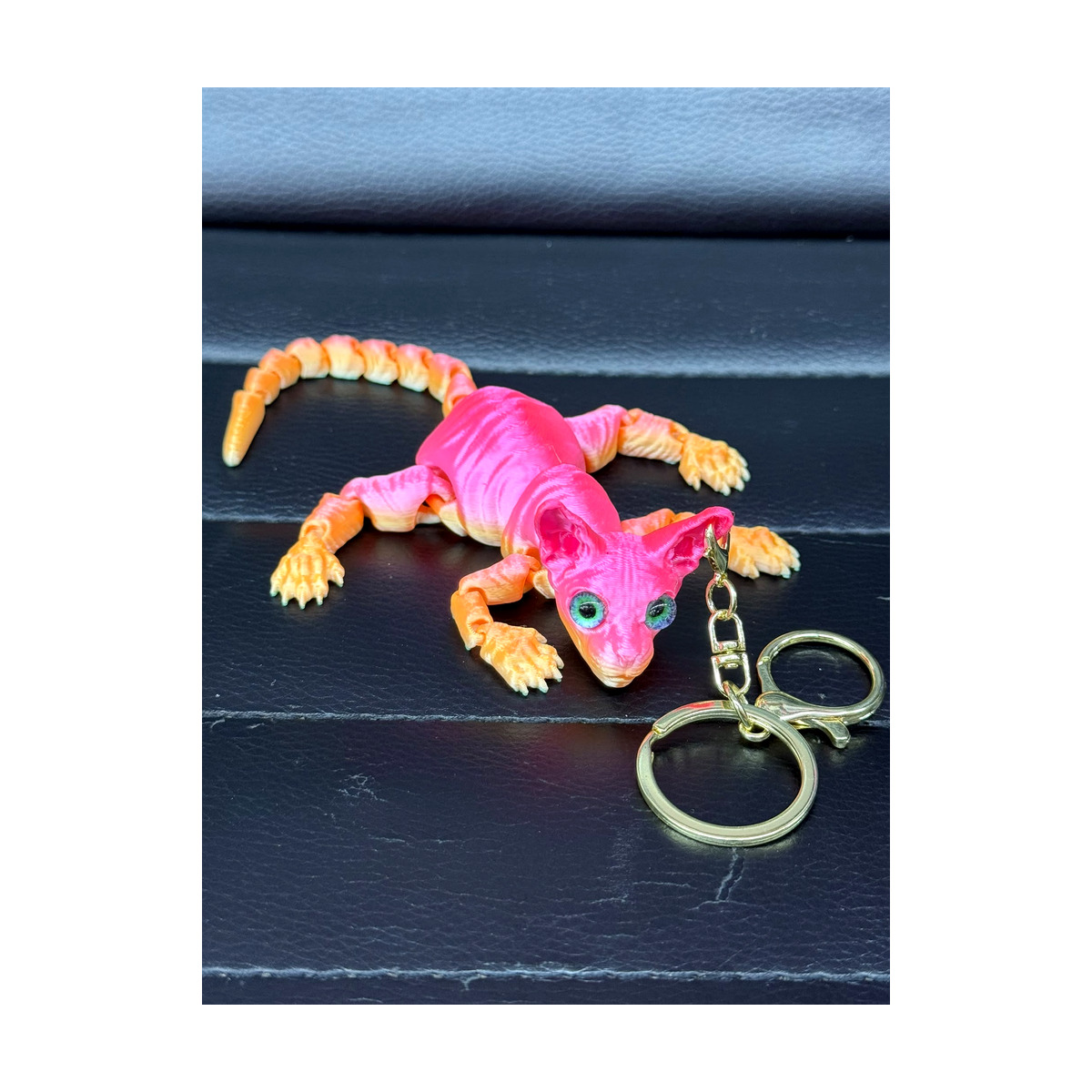 Sunset Sphynx Keyring