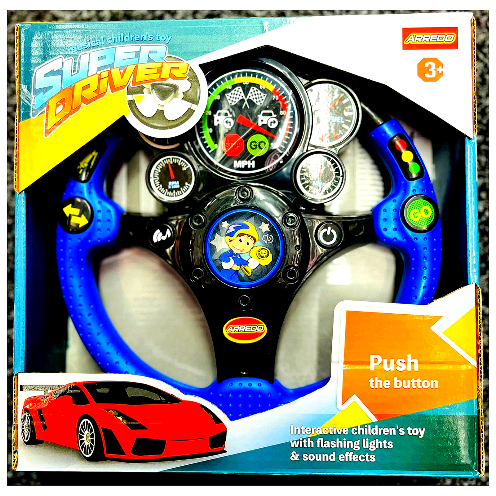 Super Driver Musical Wheel (Blue)