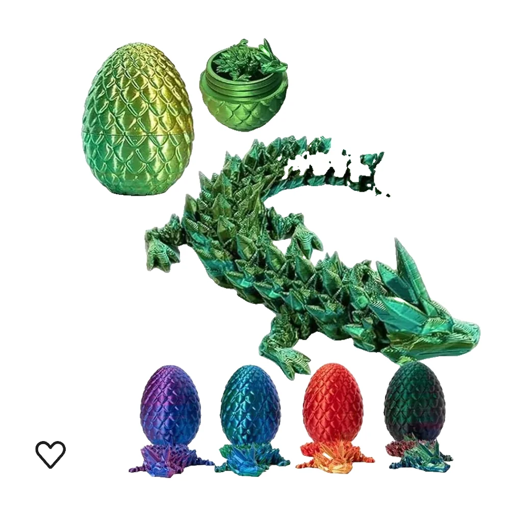 3D Dragon with Egg