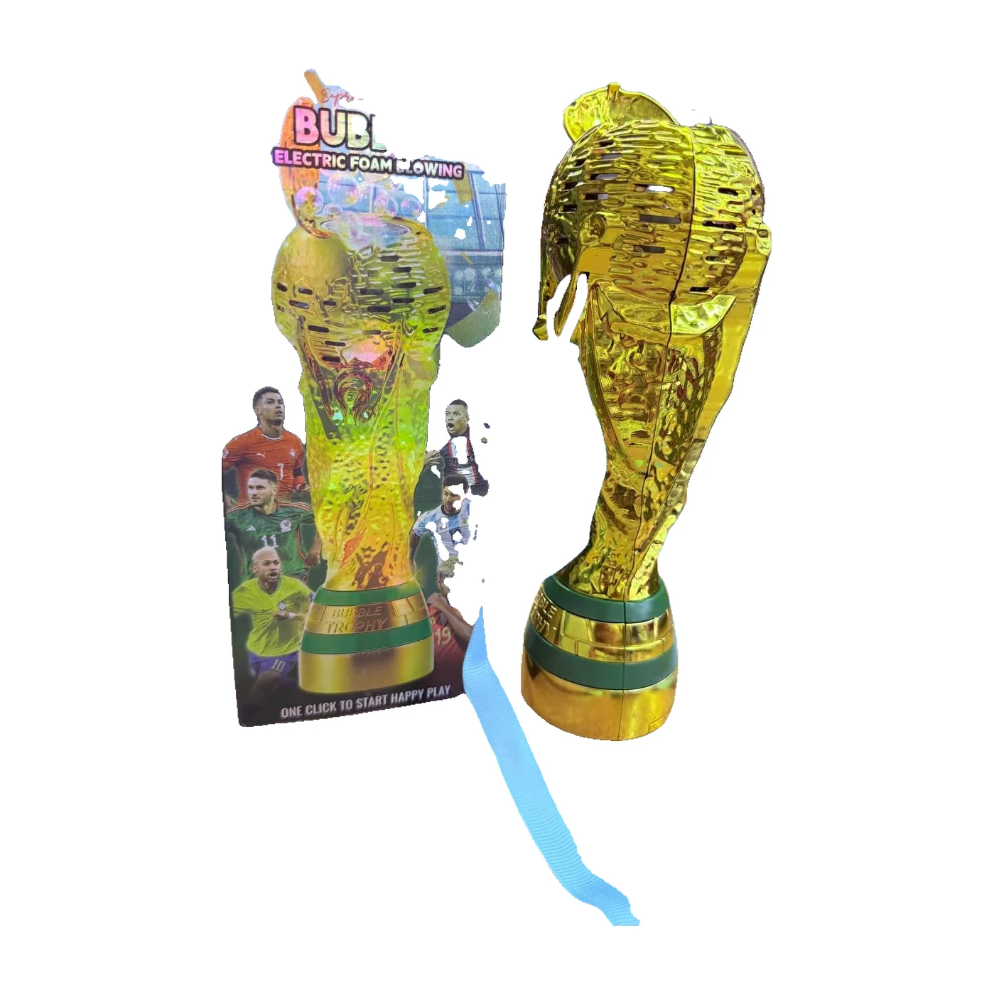 Football Trophy Bubble Blower
