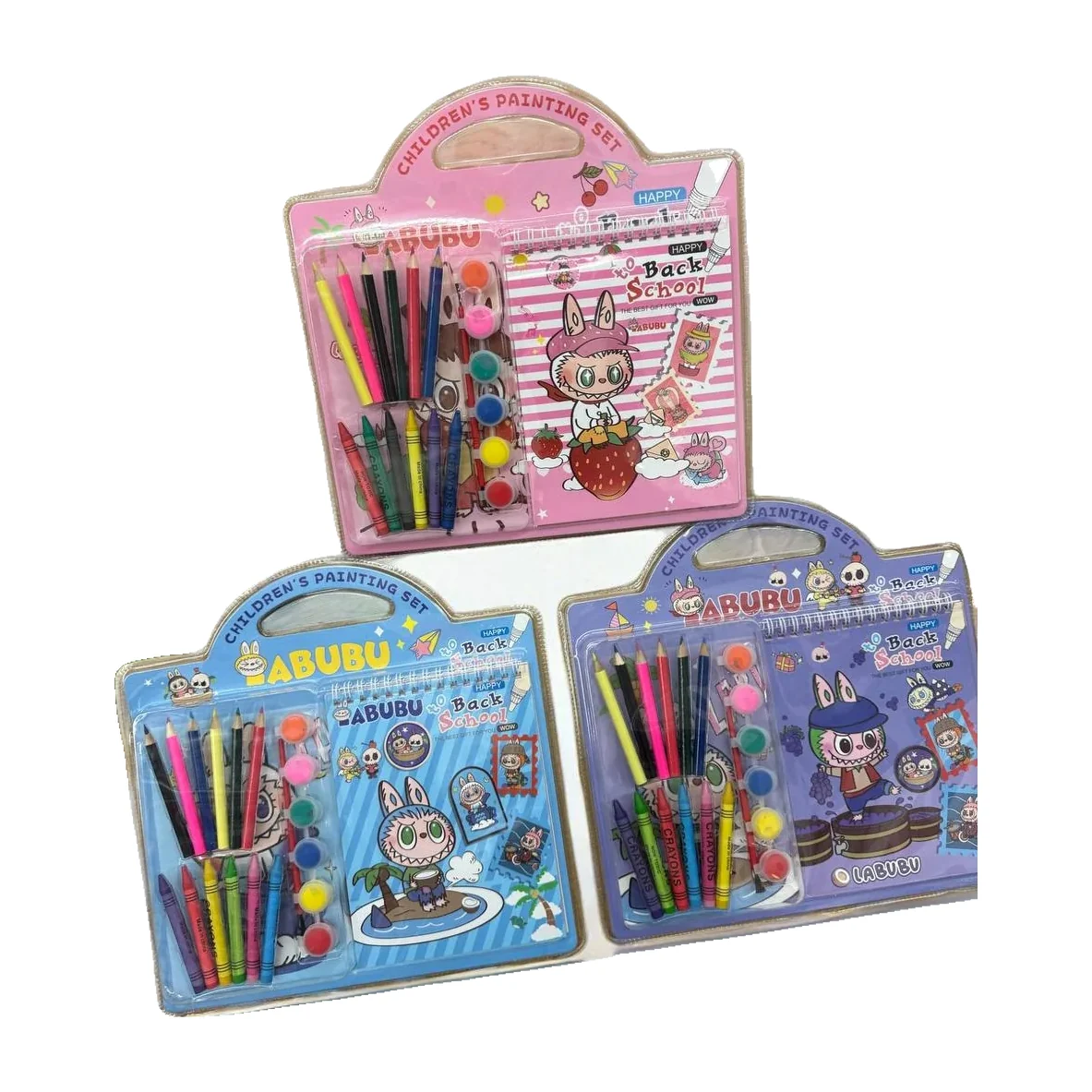 Labubu 3pcs School Bag Set