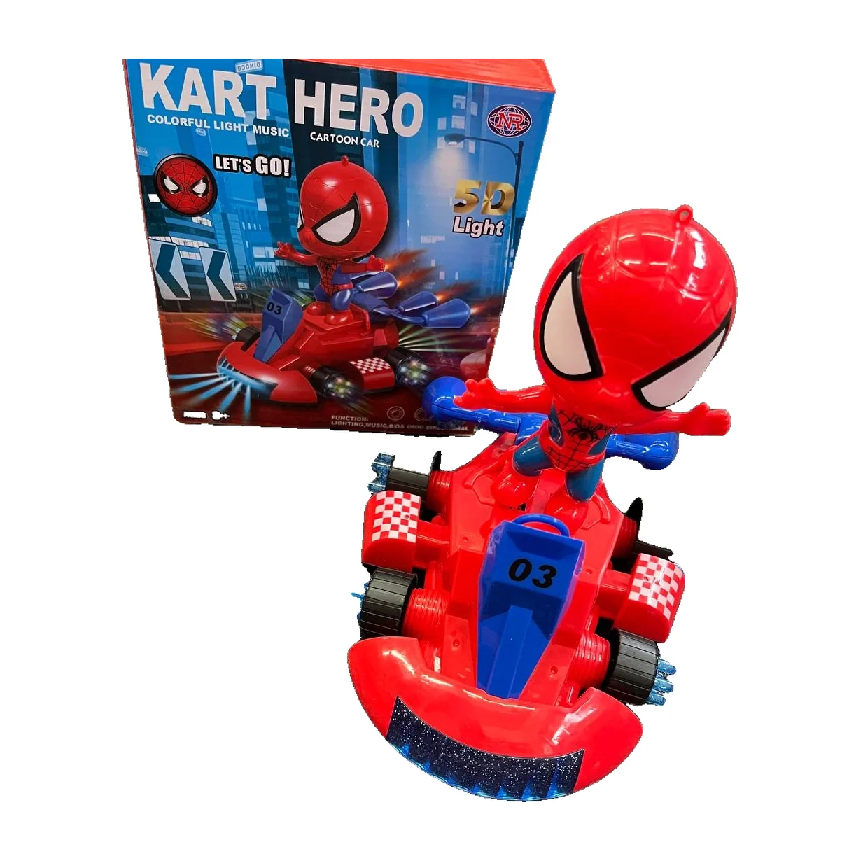 Spider Man Bump and Go Musical