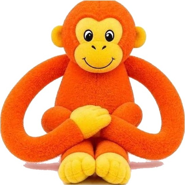Wrap-Around Plush Monkey