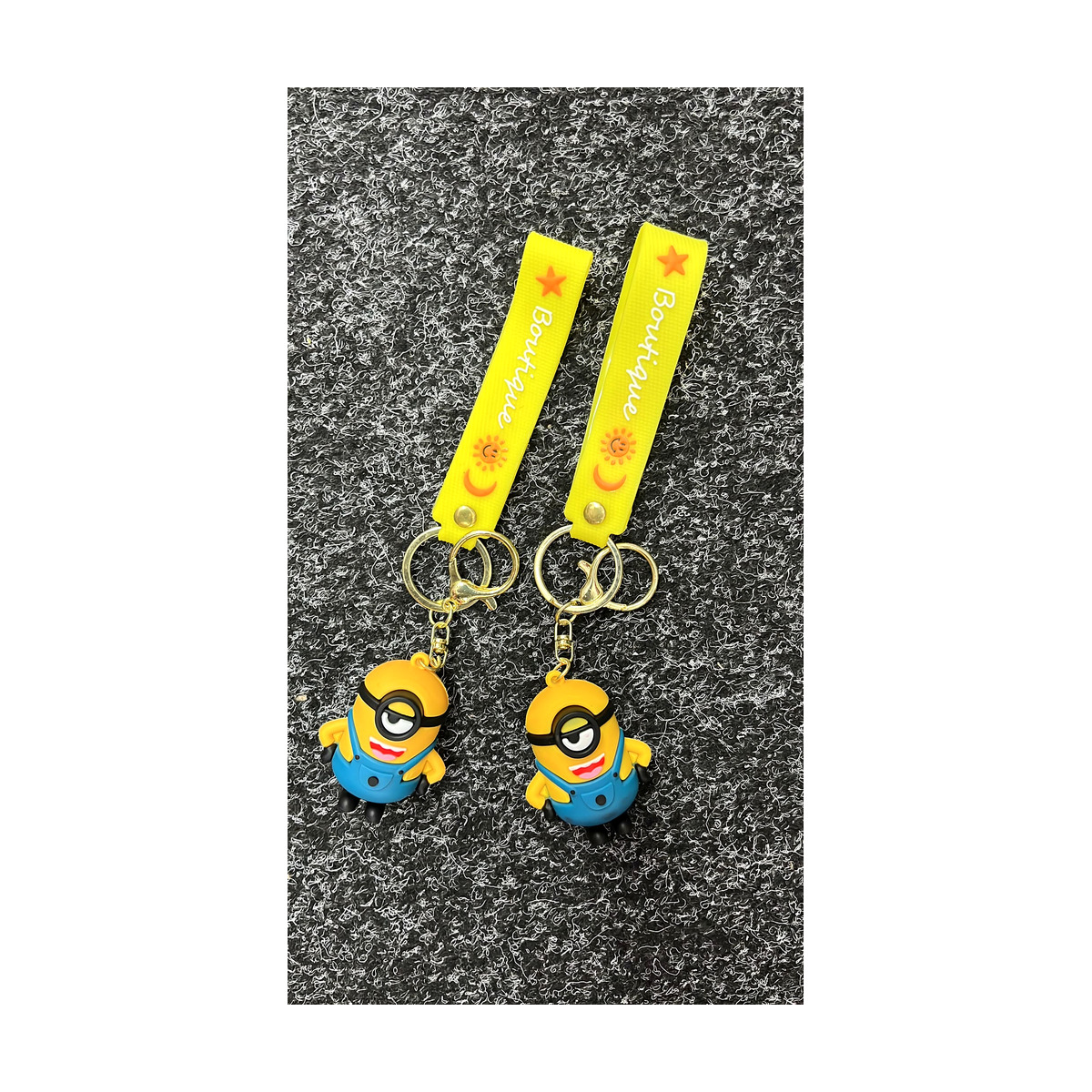 Yellow Duo Keyrings