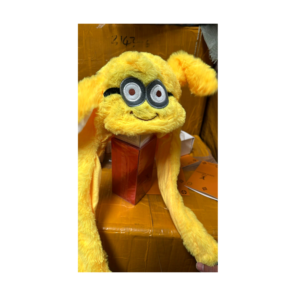 Yellow Goggle Flop Hat